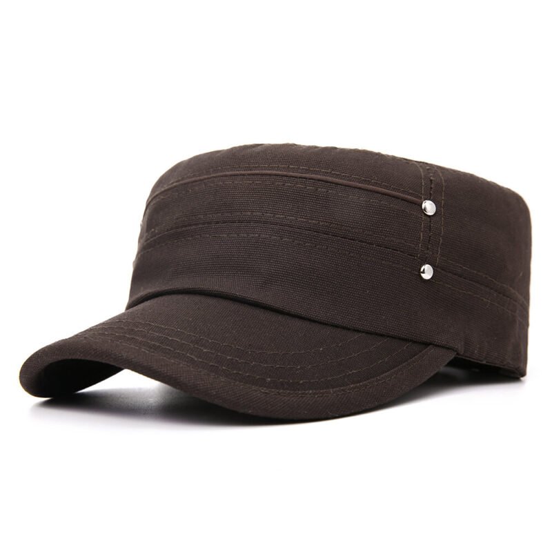 Men's Women's Cotton Military Casual Cap - Image 2