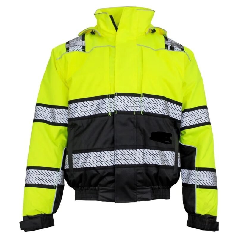 Hi Viz Thermal 3-In-1 Rip stop Utility Safety Bomber Jacket - Image 2