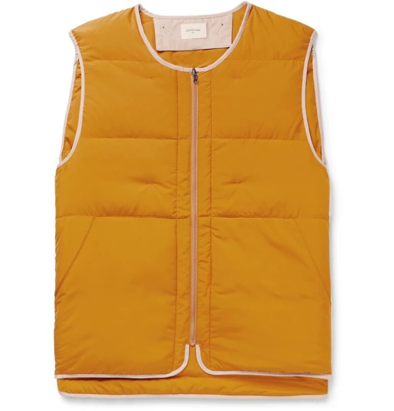 Men's Reversible Quilted Shell Down Gilet