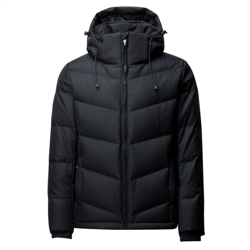 Men's Detachable hooded down jacket