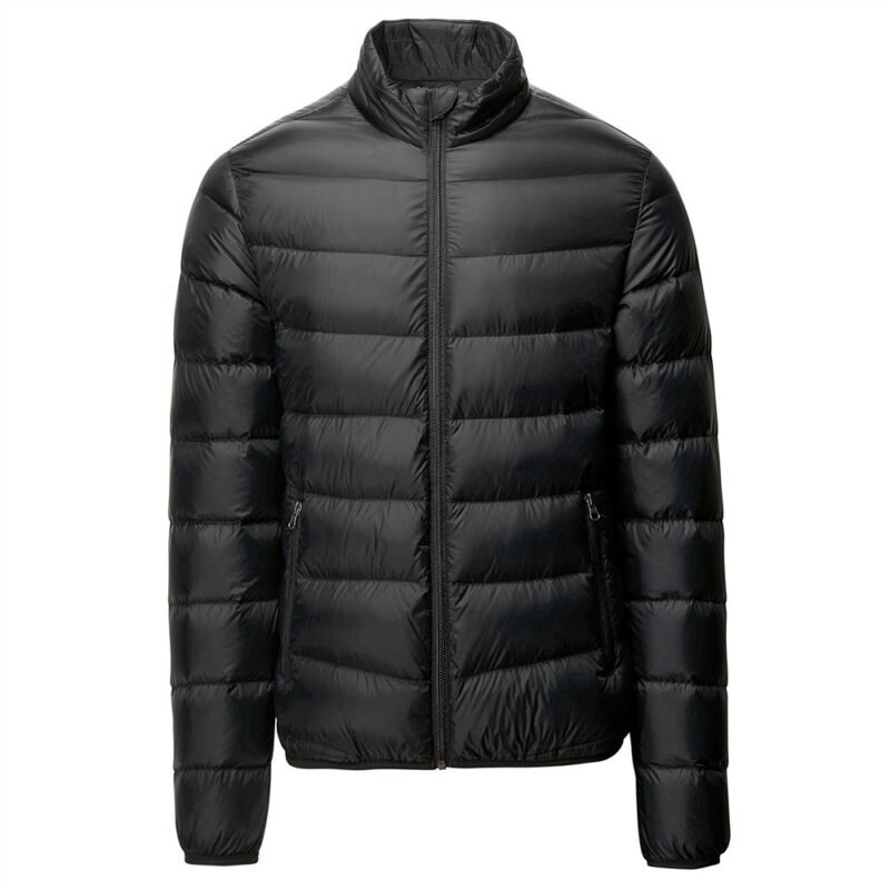 Men's Machine-washable stand collar down jacket