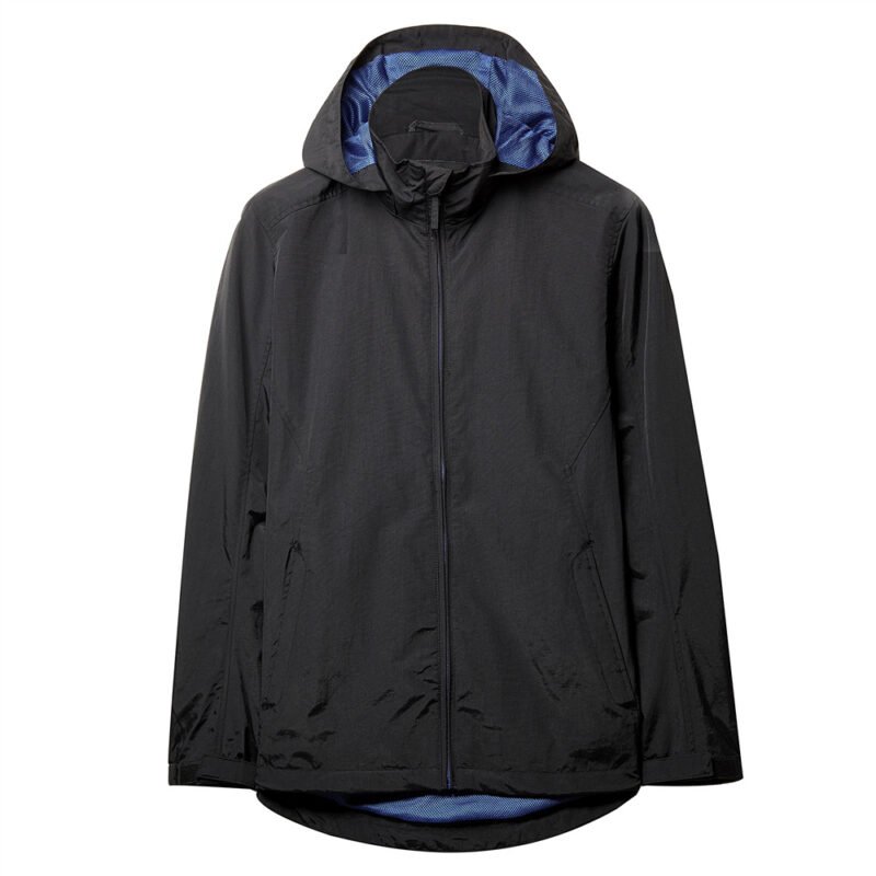 Men's Mesh lining hooded windbreaker