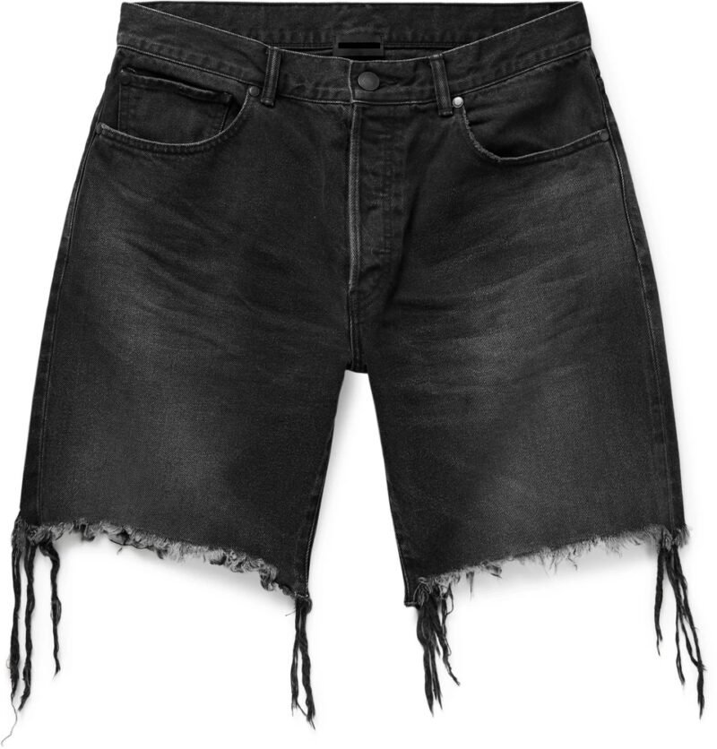 Men's Distressed Denim Shorts