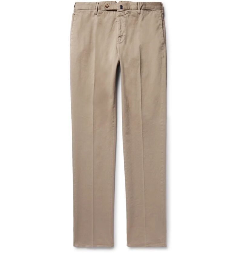 Men's Relaxed-Fit Cotton-Blend Chinos