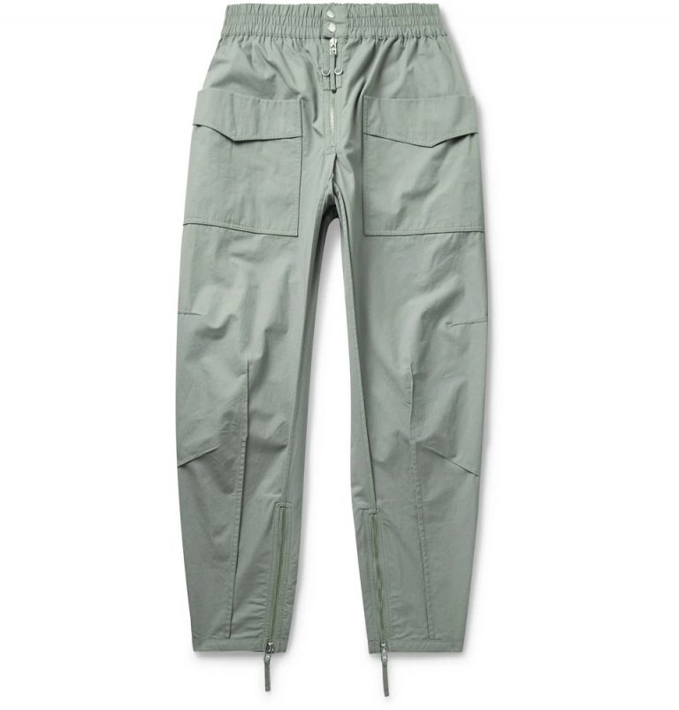 mens tapered cargo trousers