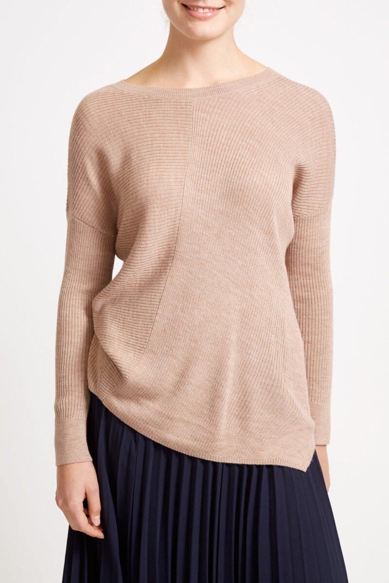 Women's Crew Neck Long Sleeve Sweater - Image 4