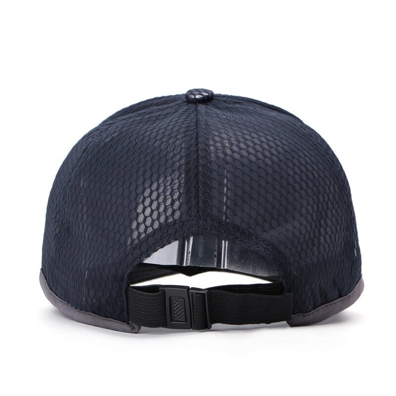 Men Summer Cotton Mash Breathable Baseball Hat - Image 3