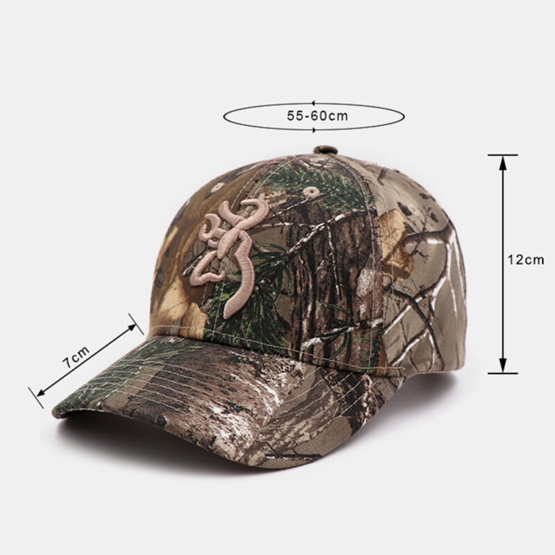 Camouflage Embroidered Baseball Cap - Image 3