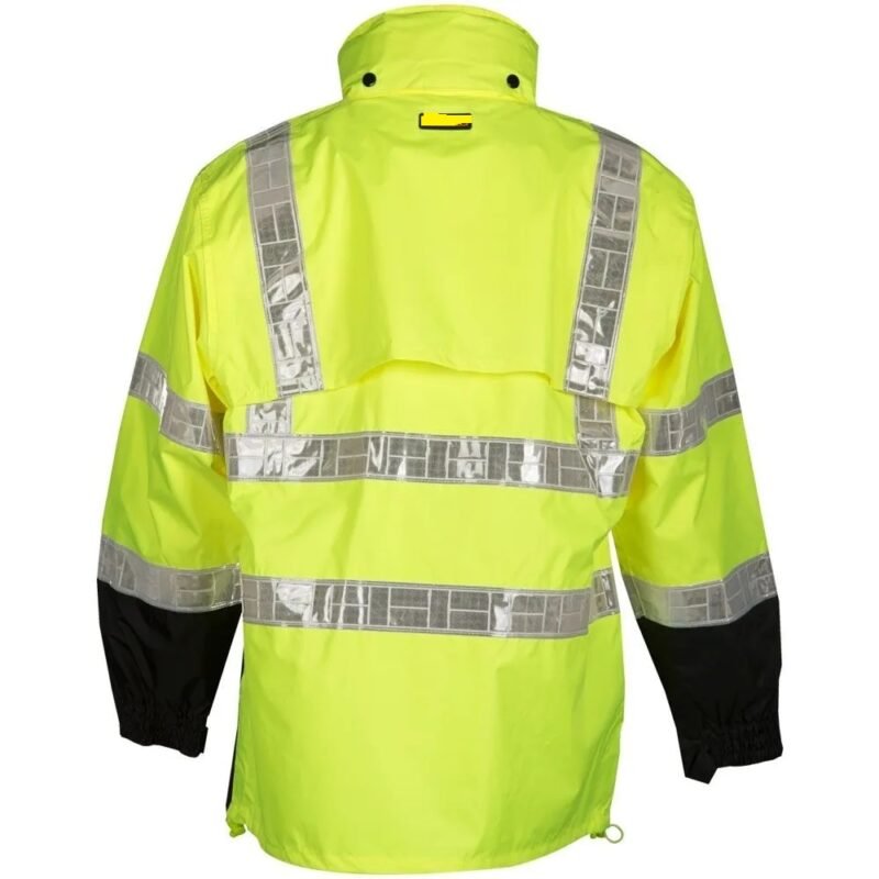 Hi Viz Rain Jacket - Image 3