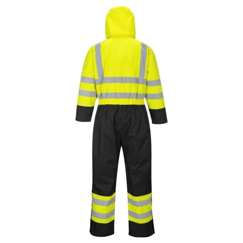 Hi Viz Contrast Thermal Lined Coveralls - Image 2