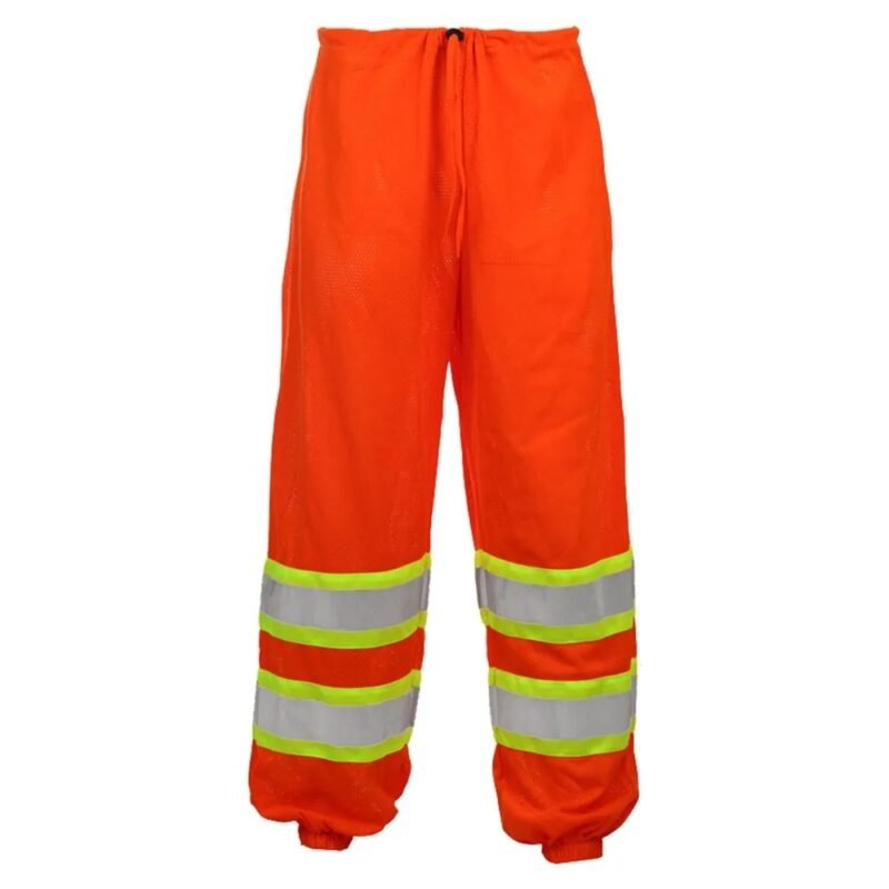 Hi Viz Contrast Mesh Safety Pants - Image 3