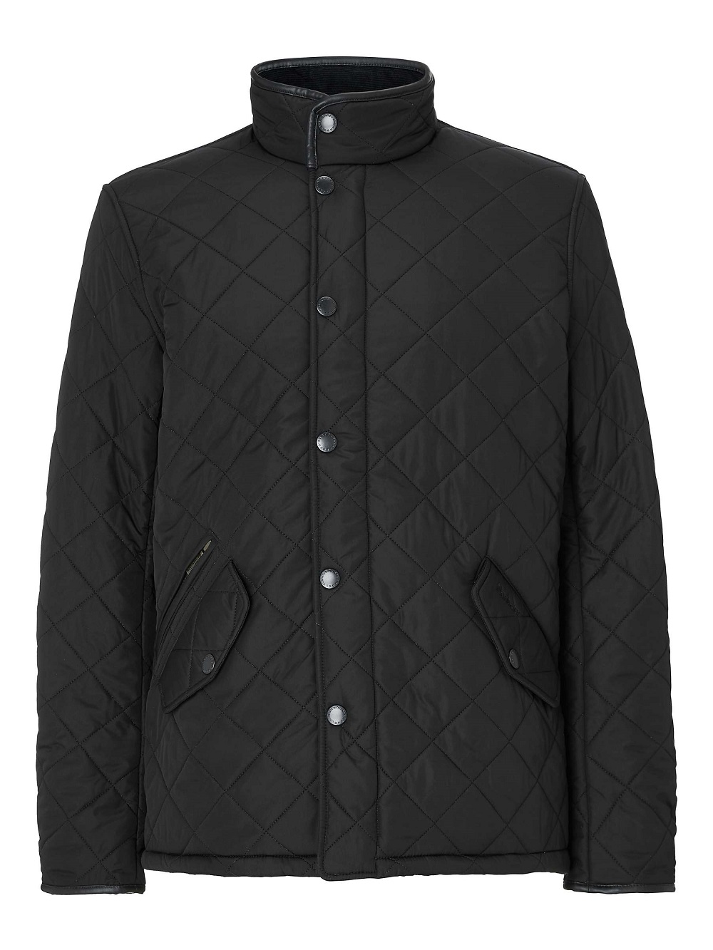 Men's Quilted Jacket Black - AA Sourcing LTD