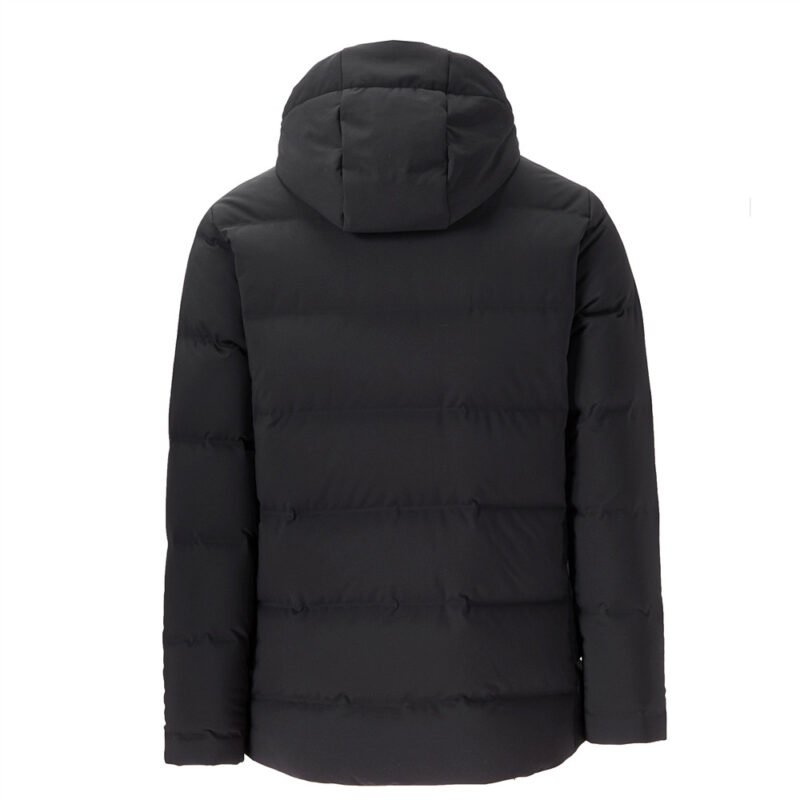 Men's 90% grey duck down seamless hooded down jackets - Image 2