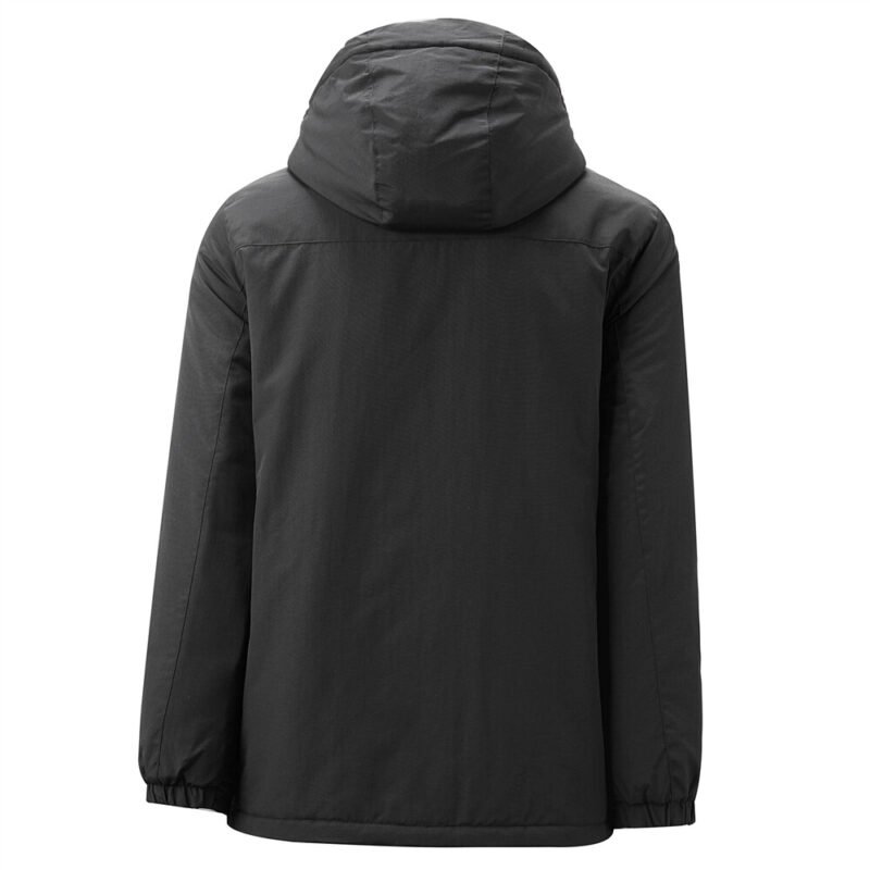 Men's Detachable hood stand collar coat - Image 2