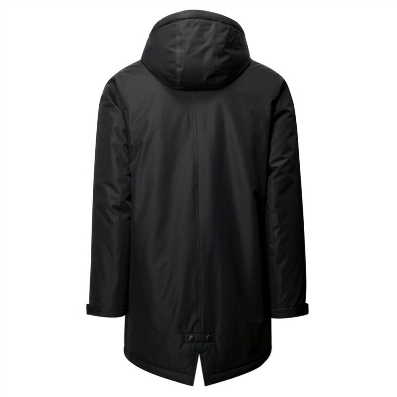 Men's Mid-long hooded quilted coat - Image 2