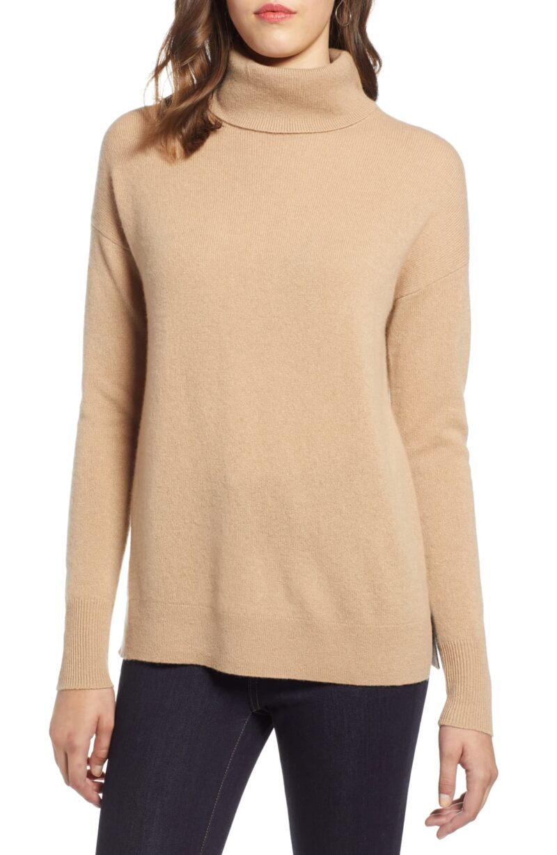 Women's Cashmere Turtleneck Sweater - Image 6