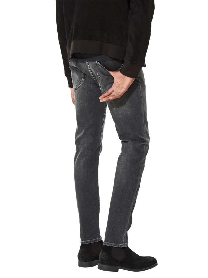 Men's Slim Fit Denim Jeans Grey - Image 3