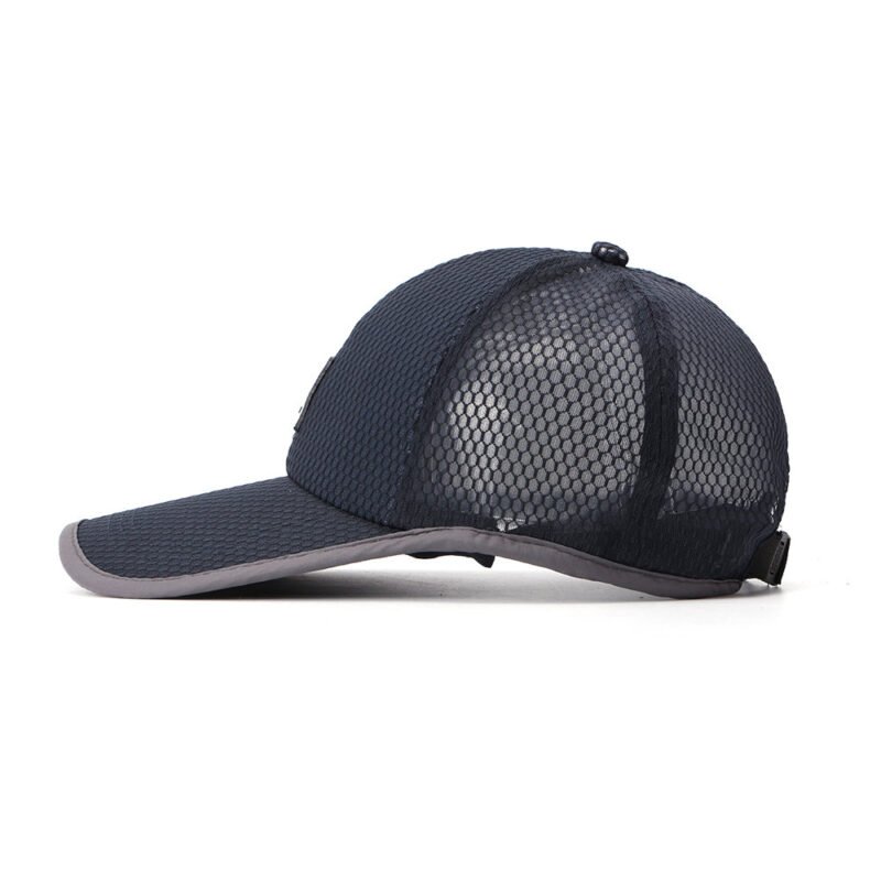 Men Summer Cotton Mash Breathable Baseball Hat - Image 4