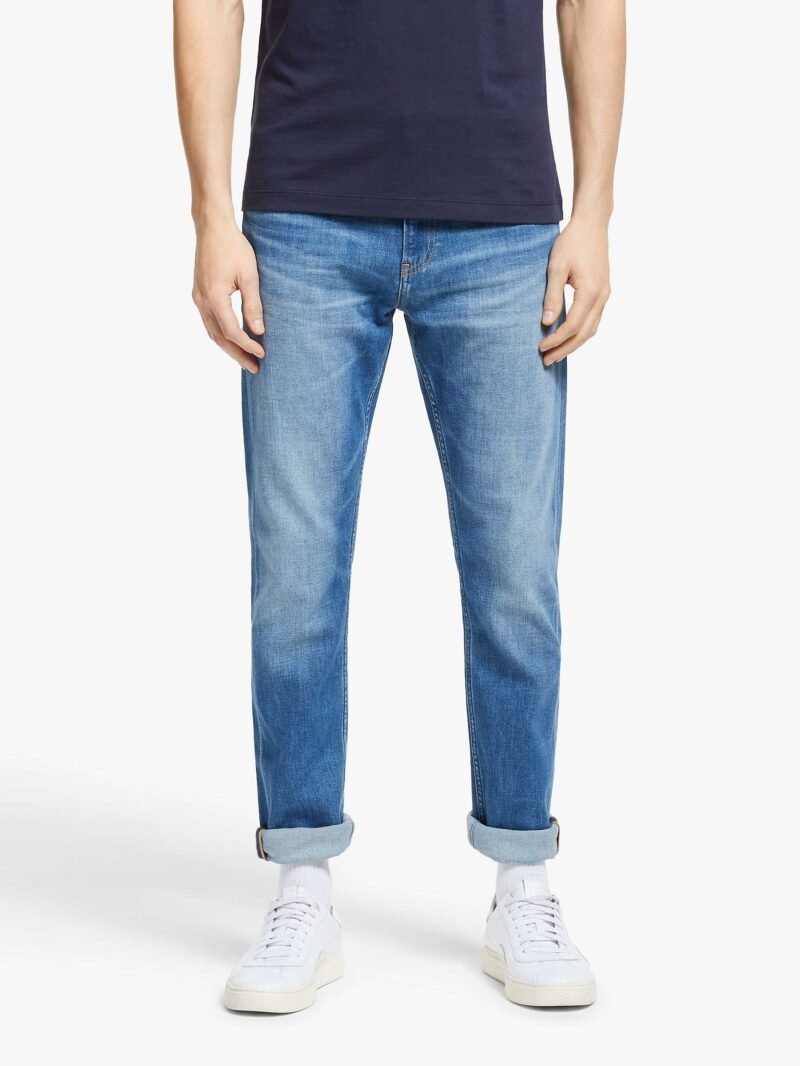 Men's Slim Jeans  Bright Blue - Image 4