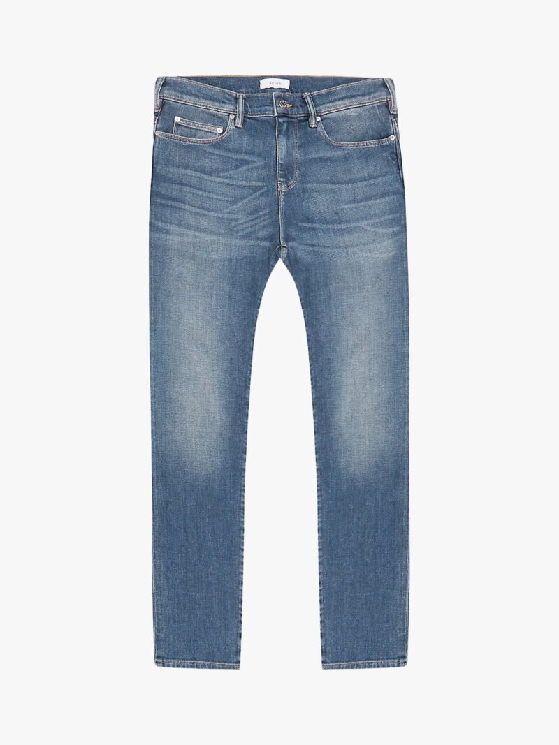 Men's Straight Jeans Washed Indigo