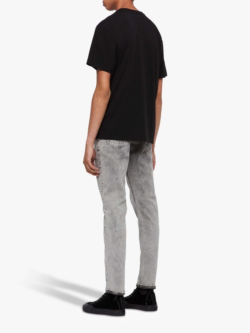 Men's Straight Skinny Fit Jeans Grey - Image 3