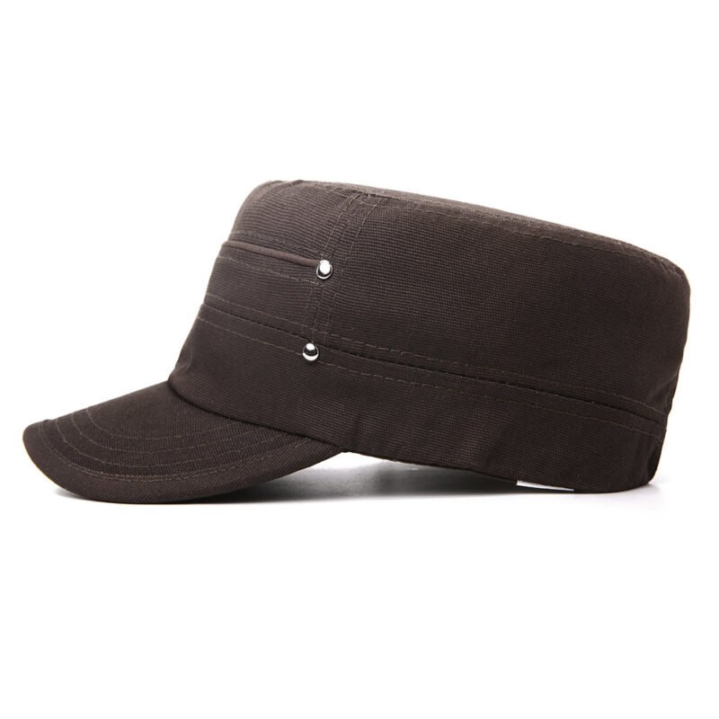 Men's Women's Cotton Military Casual Cap - Image 4