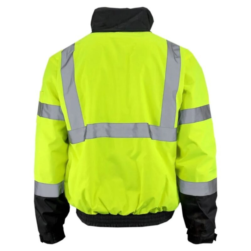 Hi Viz 3-IN-1 Safety Bomber Jacket - Image 3