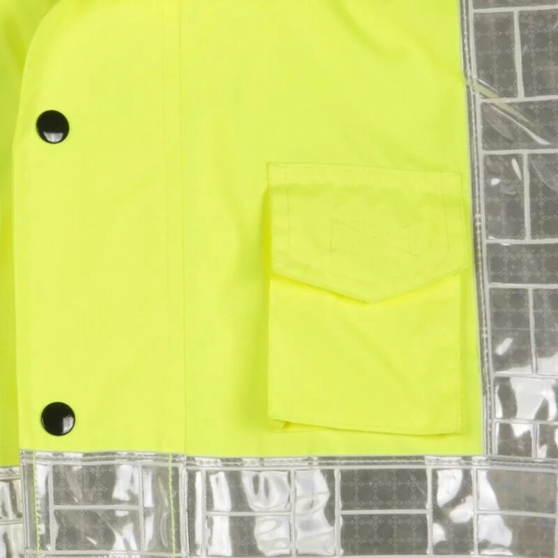 Hi Viz Rain Jacket - Image 4