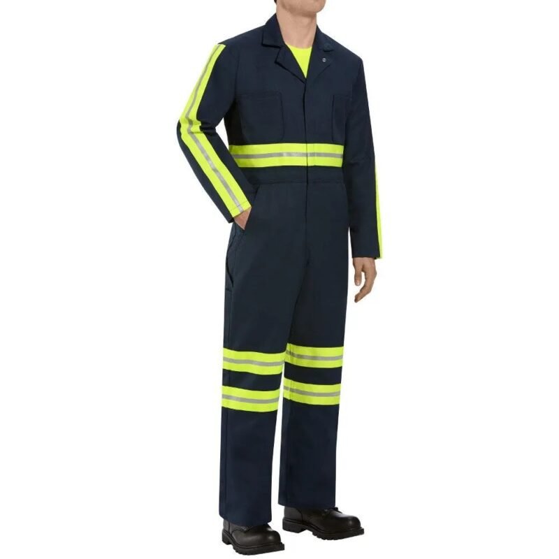 Visibility Twill Action-Back Coverall - Image 3