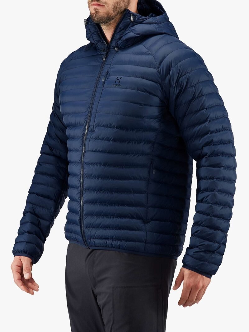 Men's Insulated Quilted Jacket Tarn Blue - Image 3