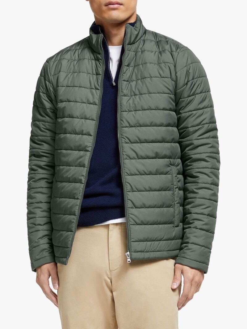 Men's Shower Resistant Recycled Quilted Jacket - Image 6