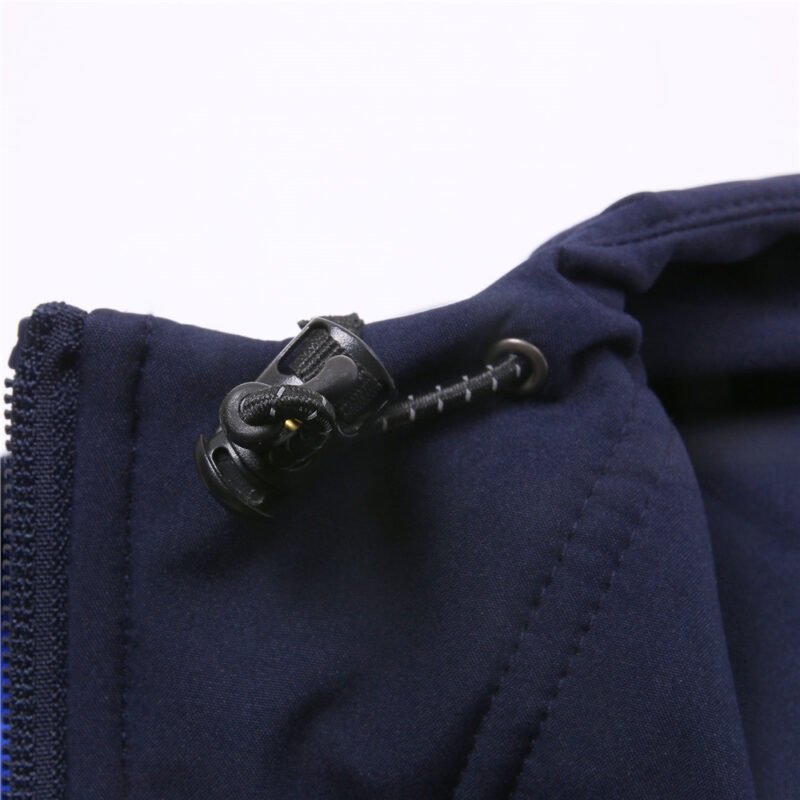 Men's Windproof fleece hooded jacket - Image 3