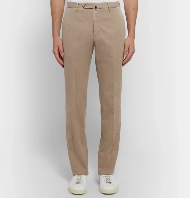 Men's Relaxed-Fit Cotton-Blend Chinos - Image 3