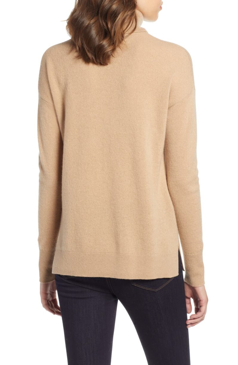 Women's Cashmere Turtleneck Sweater - Image 2