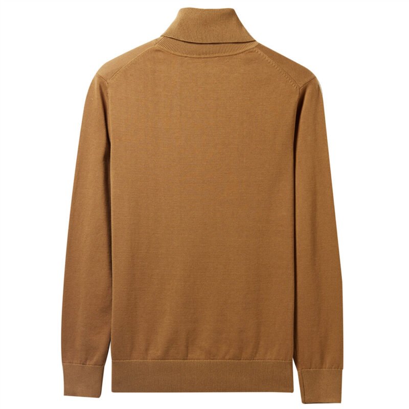 Men's Cotton turtleneck knitted sweater - Image 2