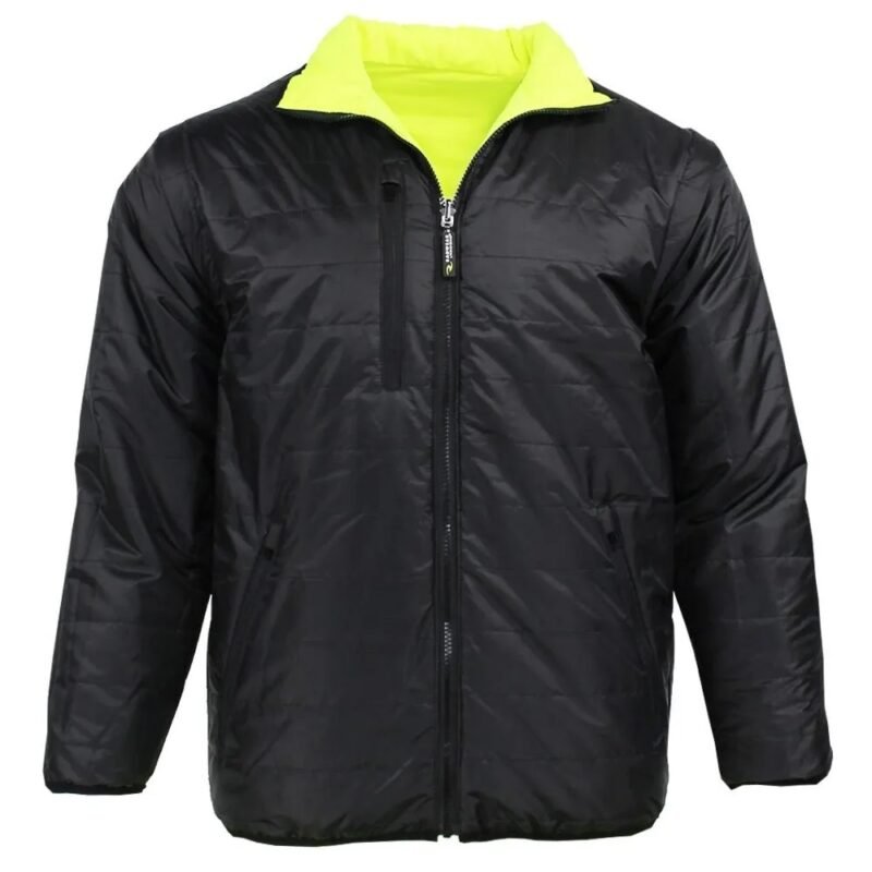 Hi Viz 4-in-1 Safety Puffer Jacket - Image 5