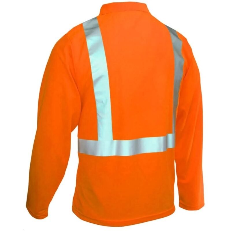 Hi Viz Long Sleeve Polo - Image 5