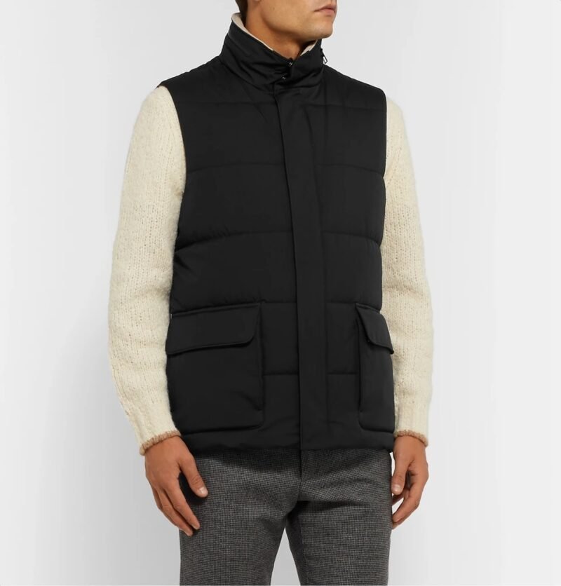 Men's Storm System Quilted Shell Hooded Gilet - Image 5