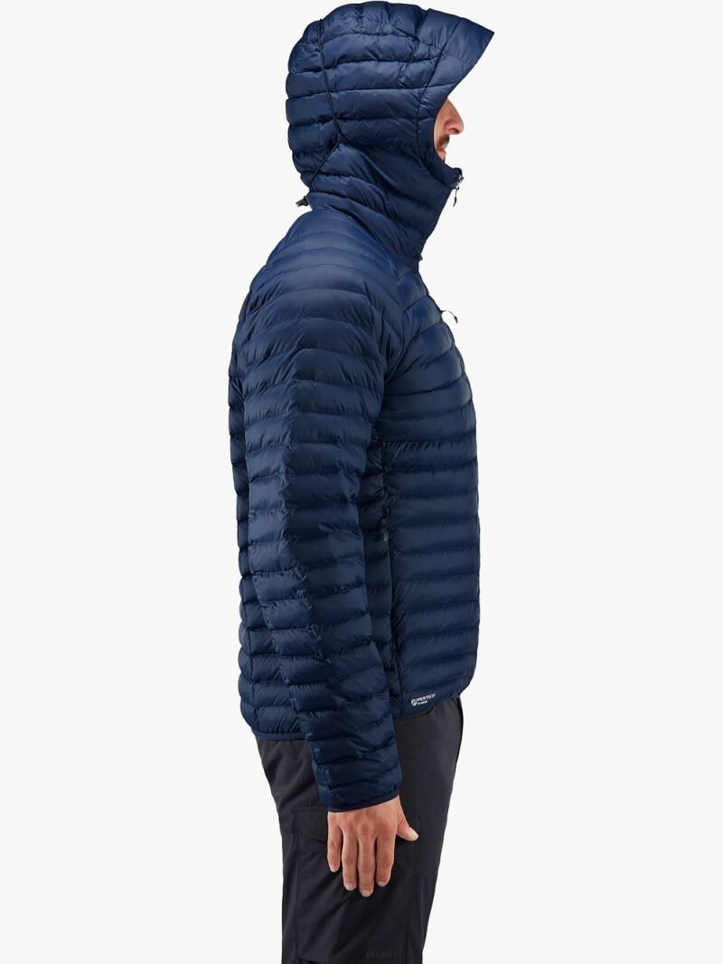 Men's Insulated Quilted Jacket Tarn Blue - Image 4