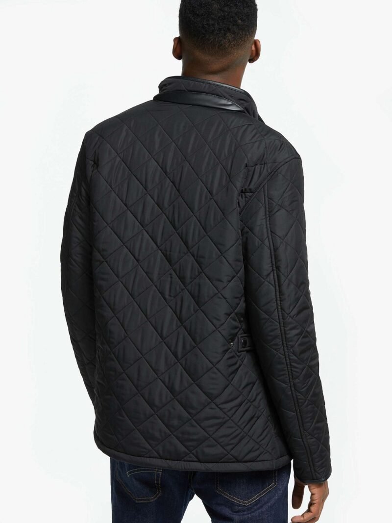 Men's Quilted Jacket Black - Image 2