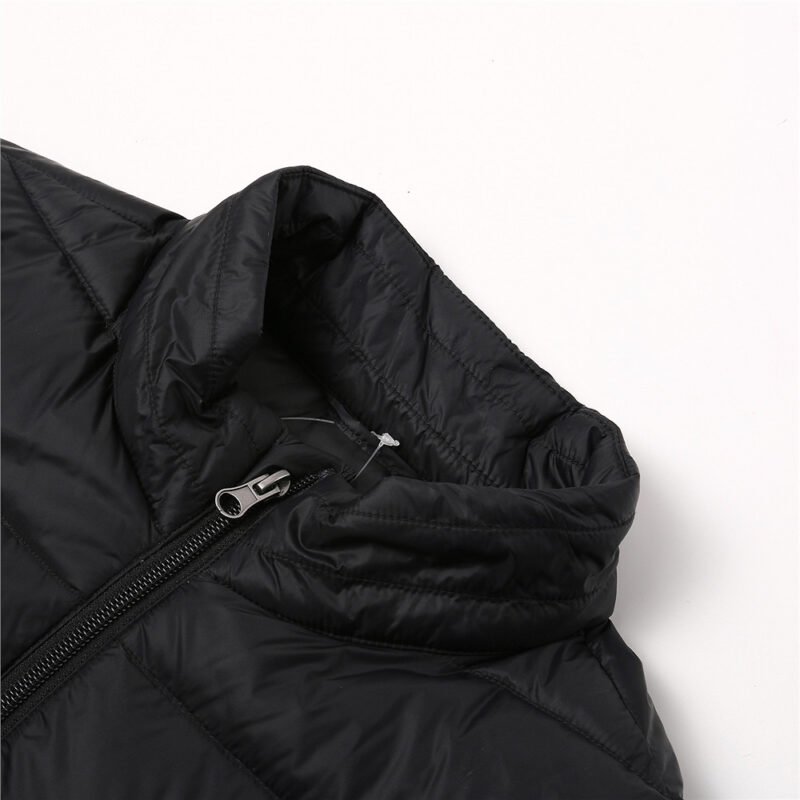 Men's Machine-washable stand collar down jacket - Image 4