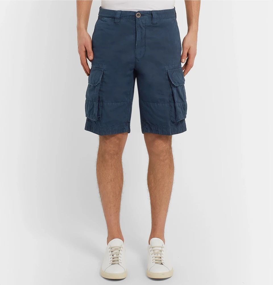 Men's Cotton and Linen-Blend Cargo Shorts | AA Sourcing LTD