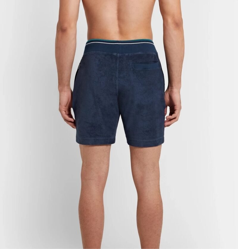 Men's Slim-Fit Cotton-Terry Drawstring Shorts - Image 2