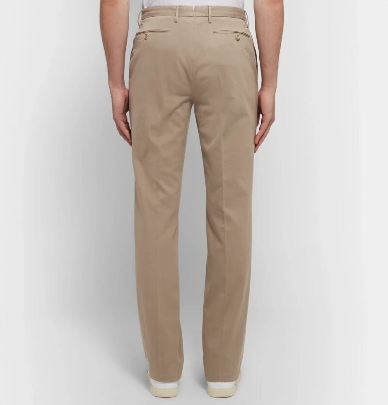 Men's Relaxed-Fit Cotton-Blend Chinos - Image 4