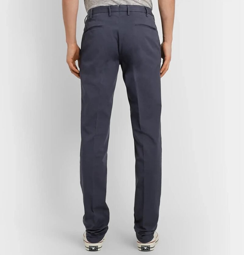 Men's Slim-Fit Cotton-Blend Chinos - Image 4