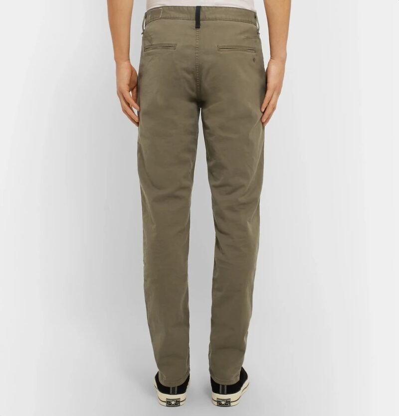 Men's Slim-Fit Garment-Dyed Cotton-Twill Chinos - Image 4