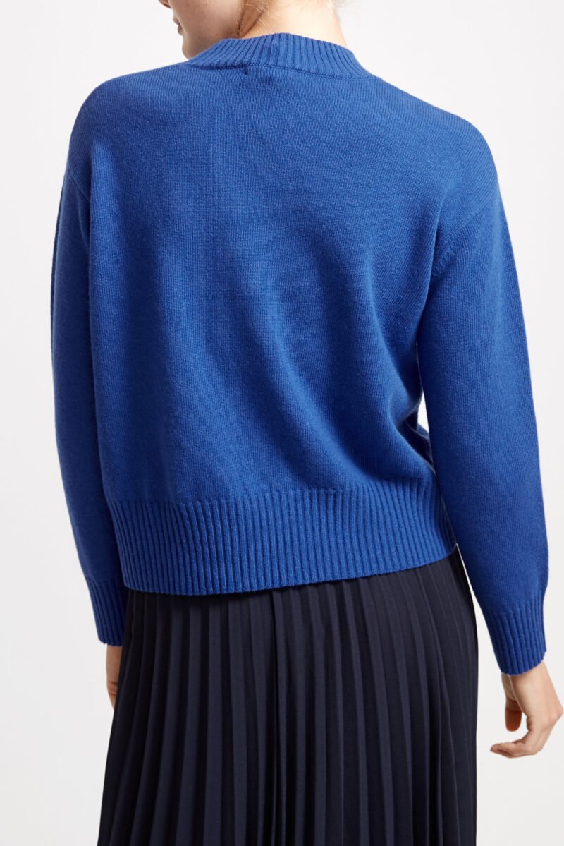 Women's Crew Neck Knit Pullover Sweater - Image 2