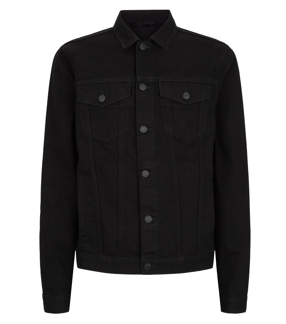 Men's Black Western Denim Jacket | AA Sourcing LTD