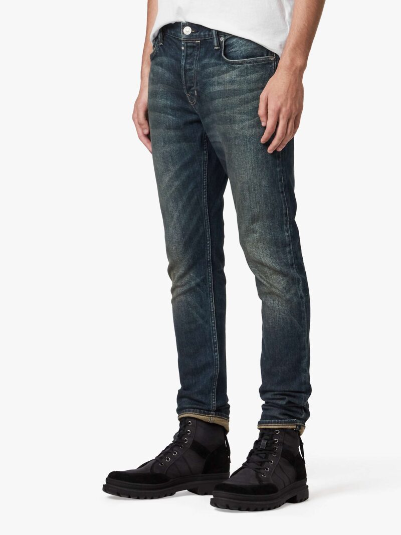 Men's Slim Jeans Dark Indigo - Image 4