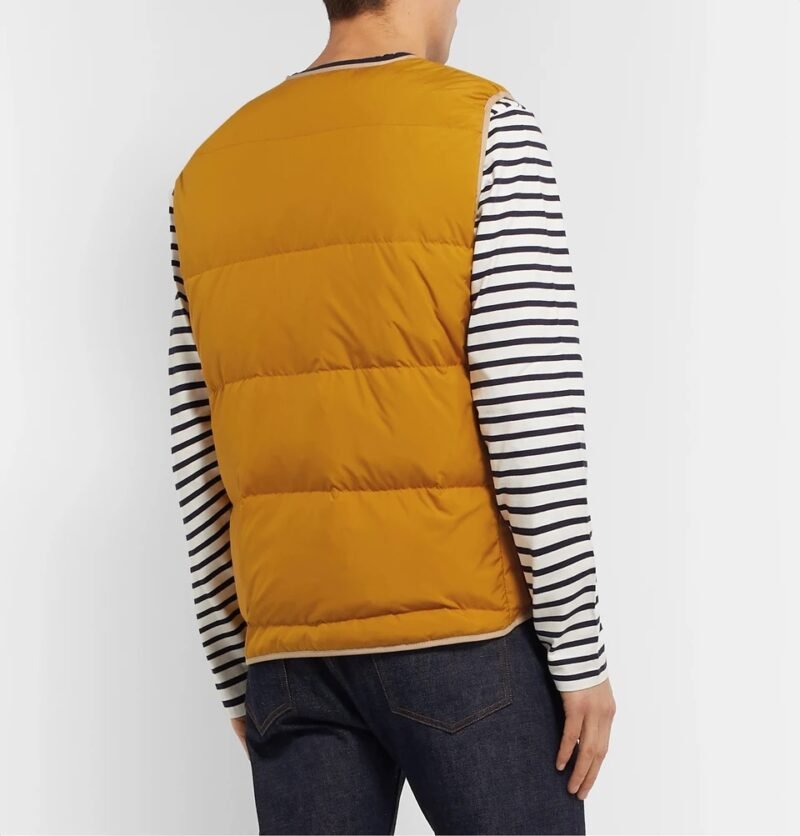 Men's Reversible Quilted Shell Down Gilet - Image 2